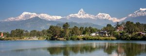 Alt,ping pokhara city Fewa Lake and Annapurna Mountain jpg."